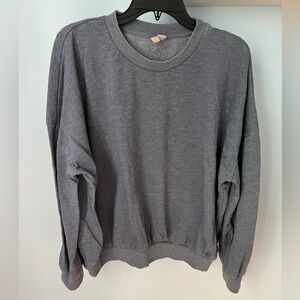 ASOS oversized drop shoulder baggy sweatshirt in blue :)